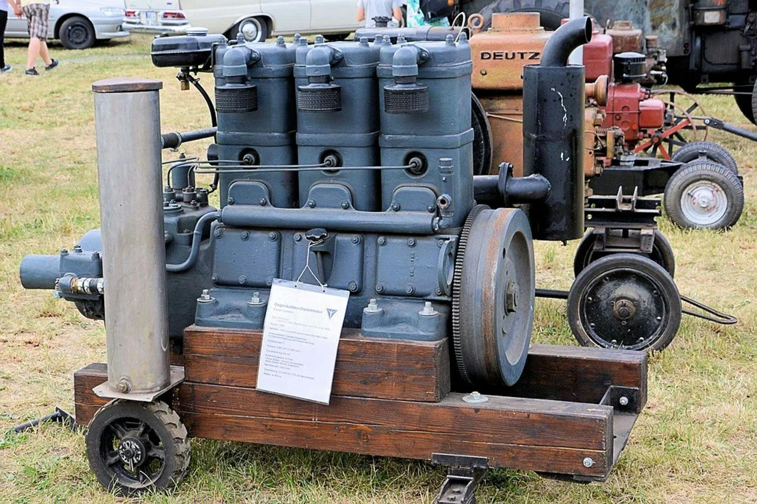 Old diesel engine