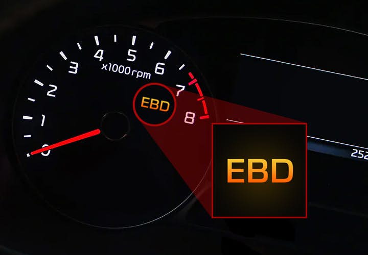 EBD: Systém elektronického rozdělování brzdné síly